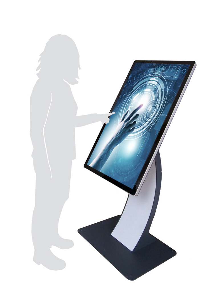 Indoor - easy pc stand Kioskterminal mit 42
